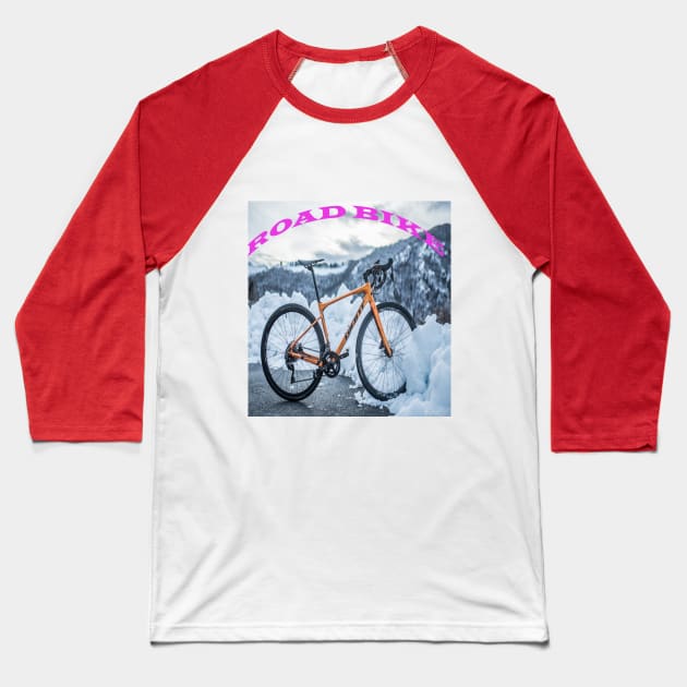 road bike Baseball T-Shirt by paulashish